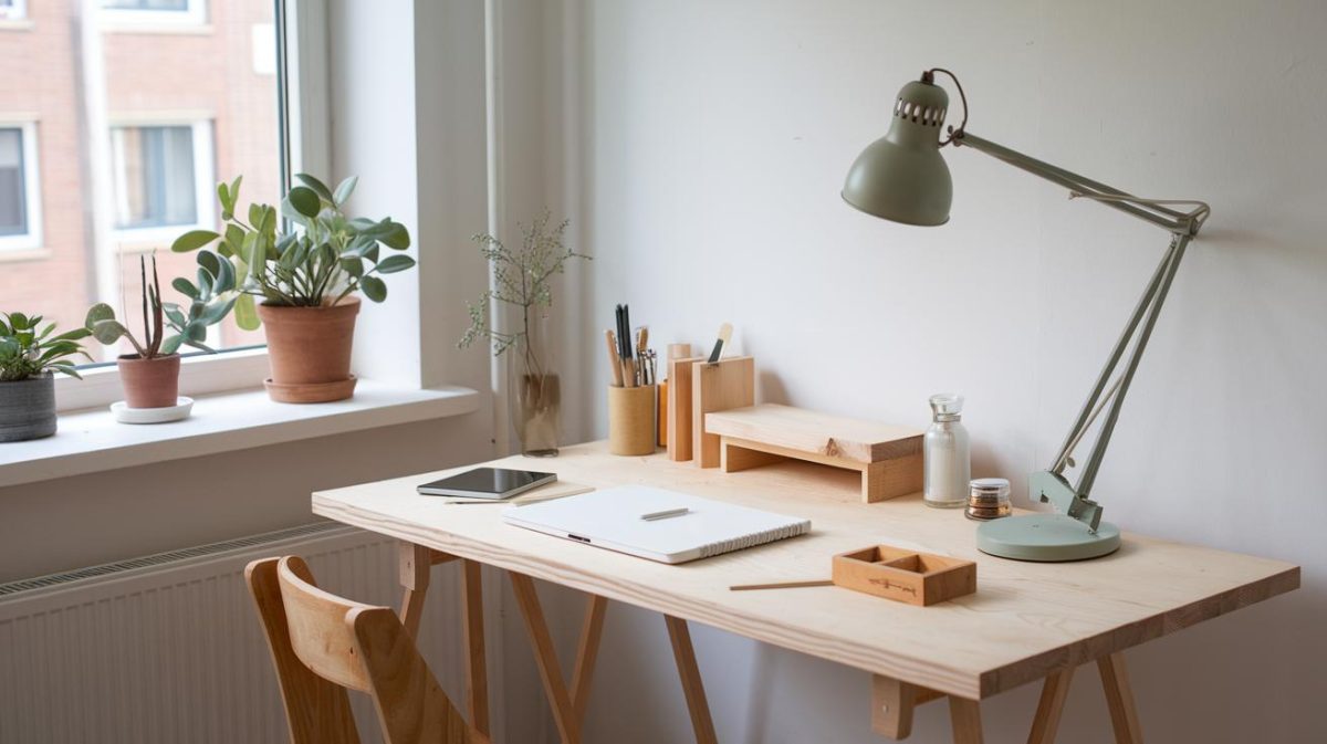 Comment fabriquer un bureau minimaliste en bois en un weekend