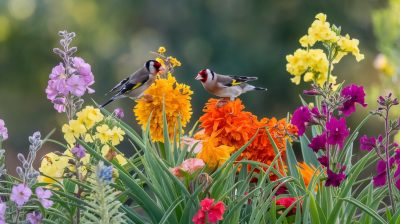 Faites de votre jardin un spectacle de couleurs avec les chardonnerets