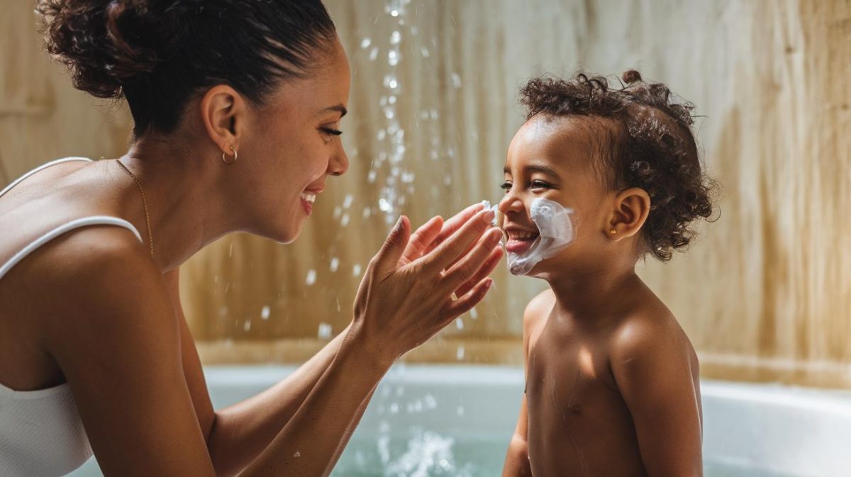 Protégez la peau de votre enfant contre le calcaire de manière efficace