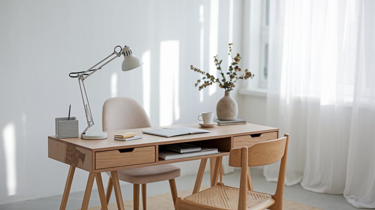 Techniques simples pour fabriquer un bureau en bois élégant et fonctionnel