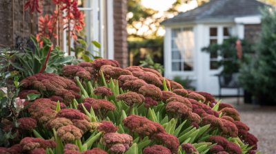 Un jardin somptueux plus longtemps avec le Sedum 'Autumn Joy