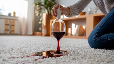 Une tache de vin sur votre tapis ne sera plus un problème avec cette astuce rapide